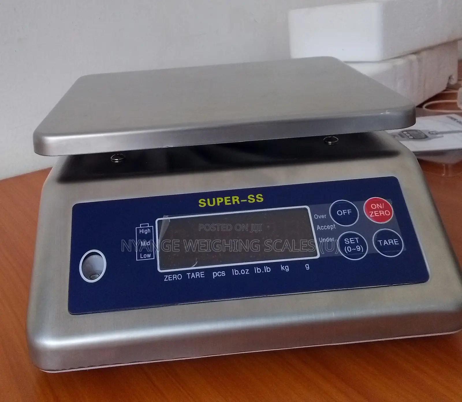 Stainless Steal Weigh Scale Table Top Weigh 30kg/1g Weighing Scale