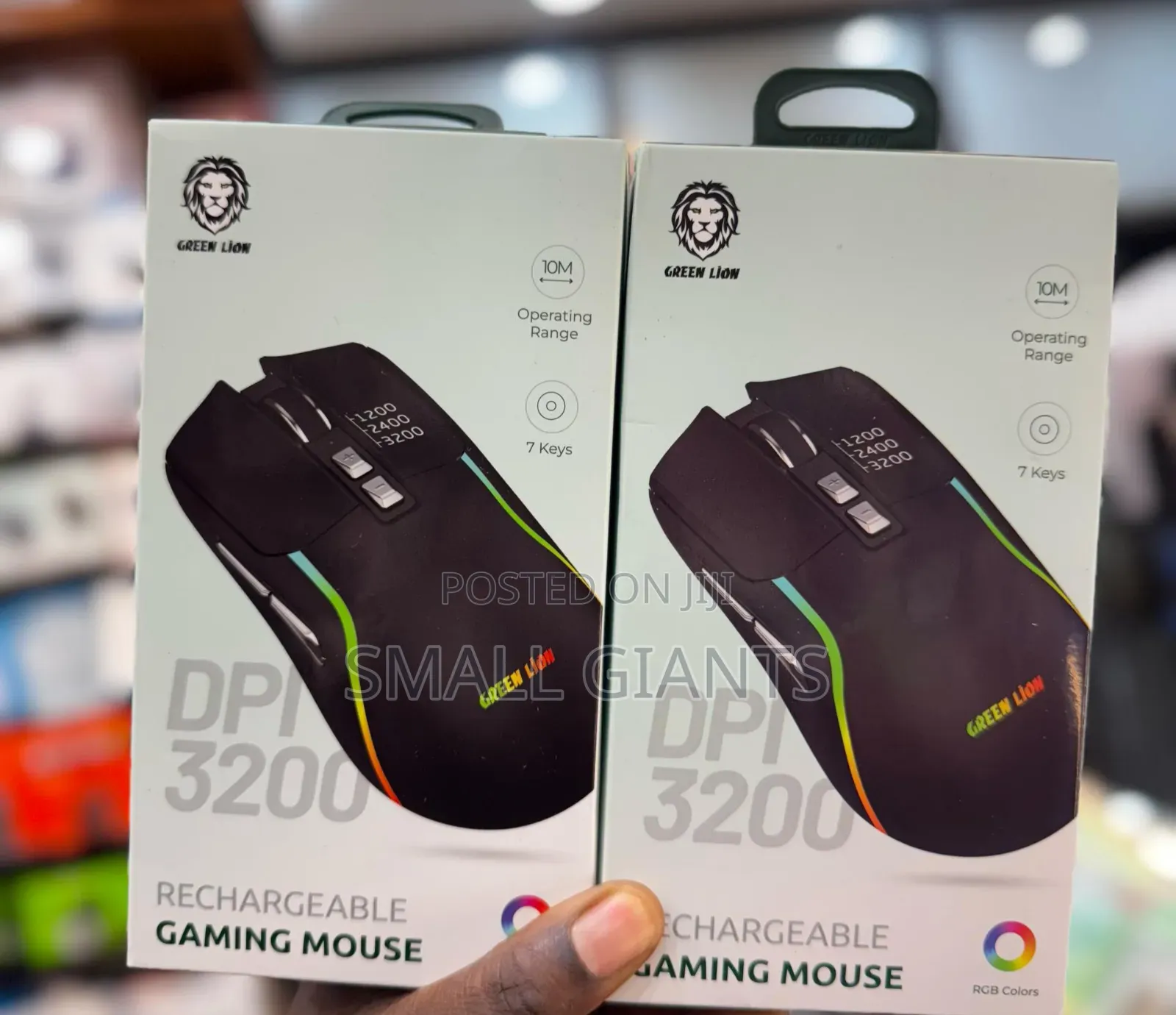 Green Lion Rechargeable Gaming Mouse
