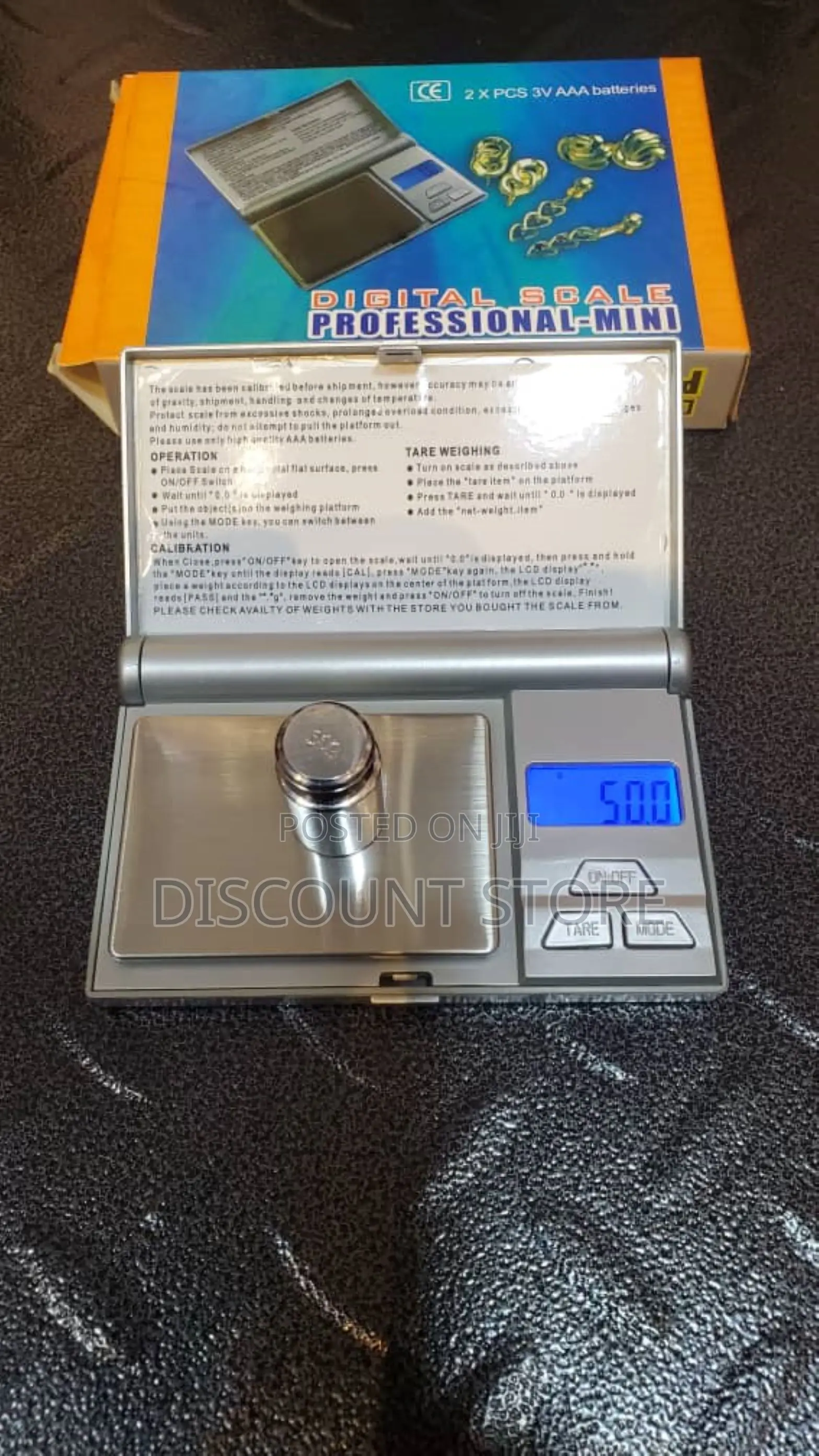 Electronic Jewelry Pocket Mineral Weighing Scale