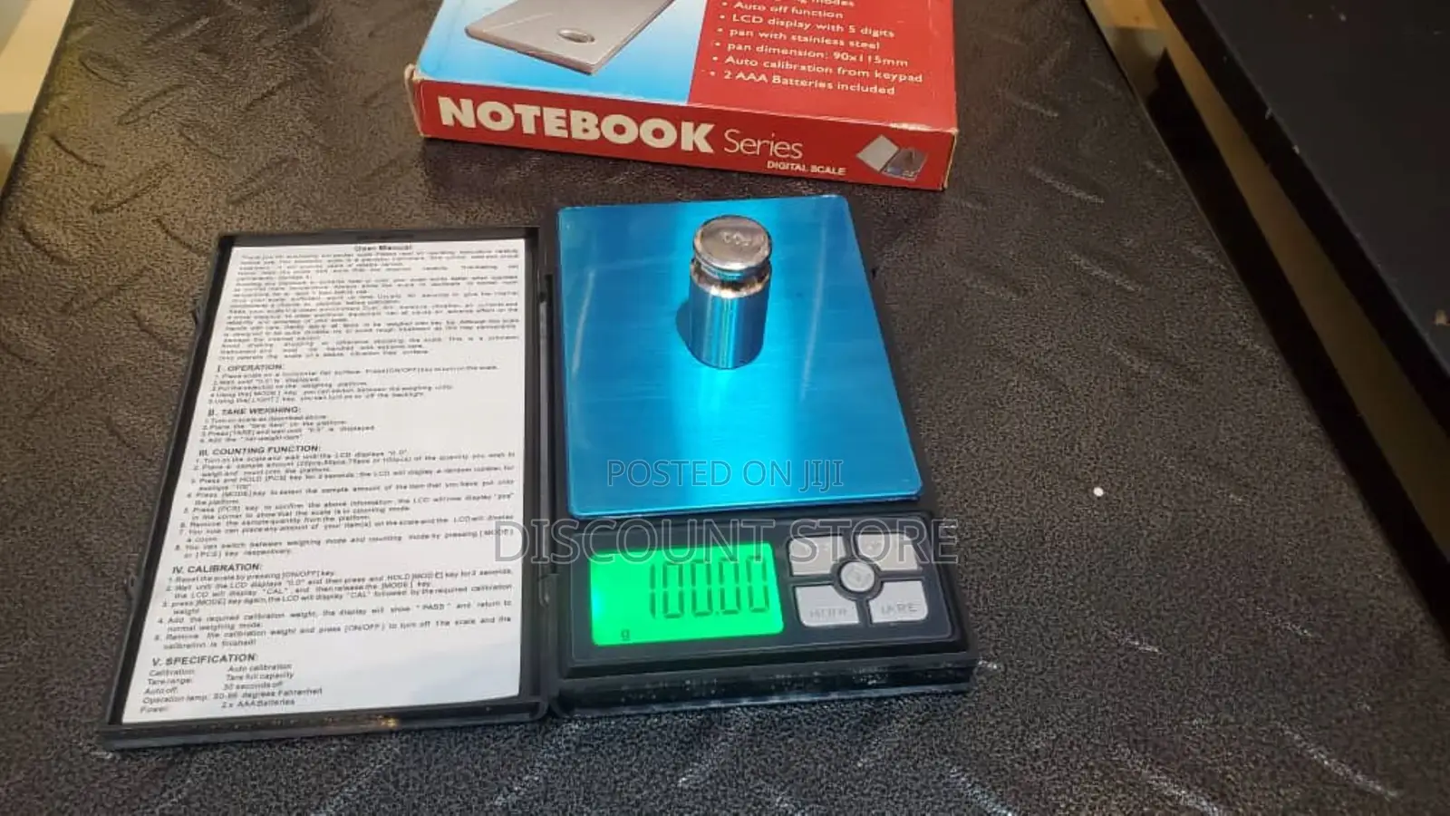 Mineral Scale With Stainless Weighing Steel Pan