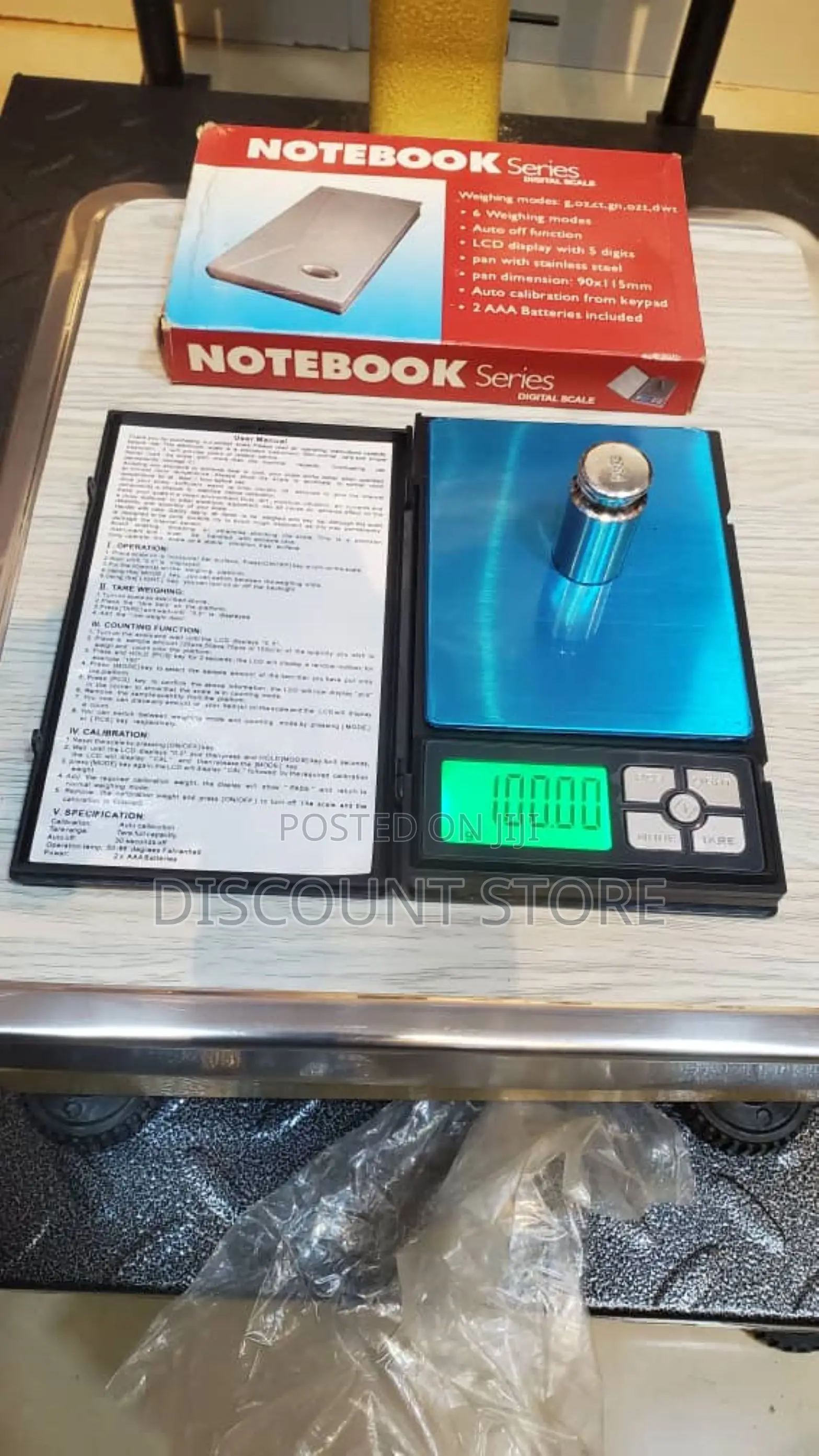 Elite Weighing Notebook Mineral Scales