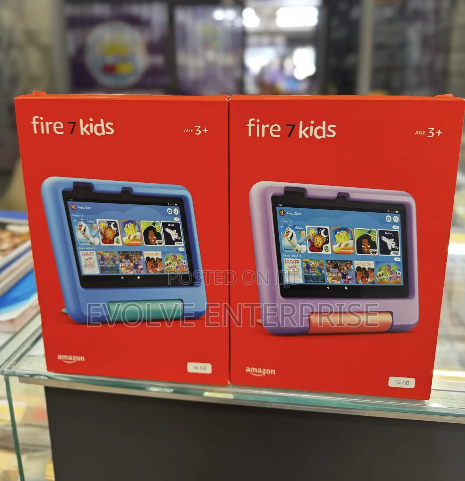 New Amazon Fire 7 Kids Edition 2022 16 GB Blue