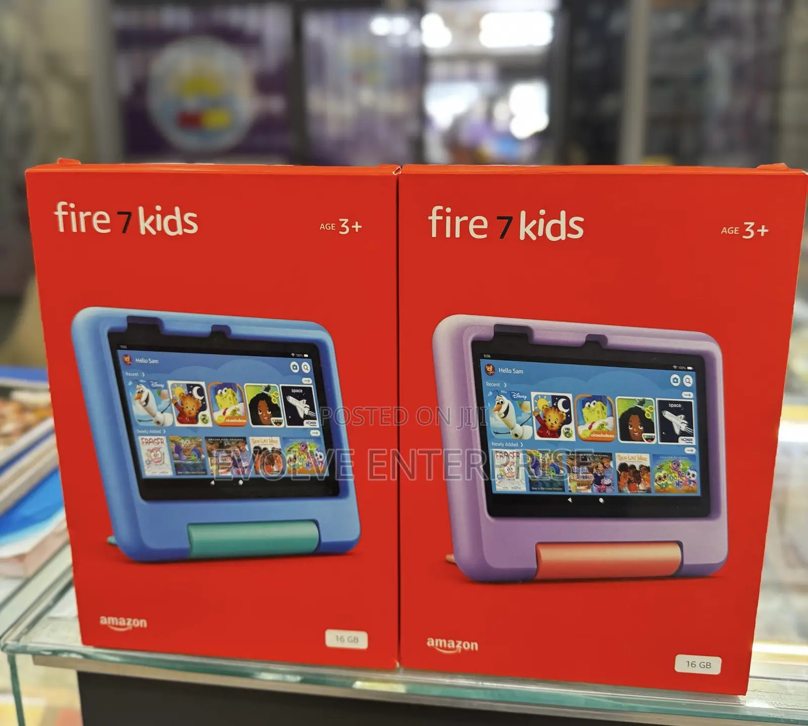 New Amazon Fire 7 Kids Edition 2022 16 GB Blue