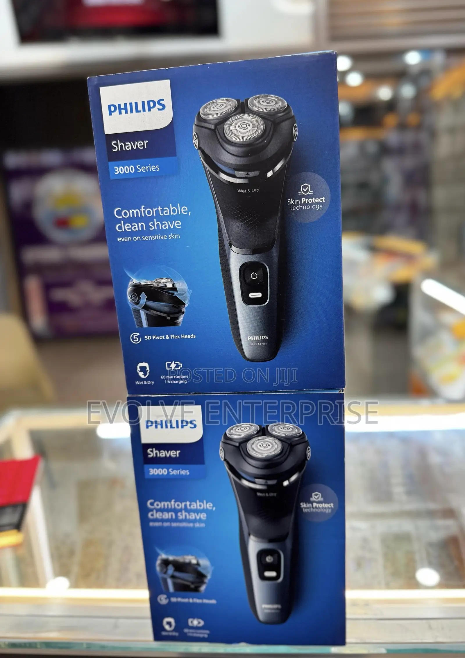 Philips Wet or Dry Electric Shaver 3000 Series
