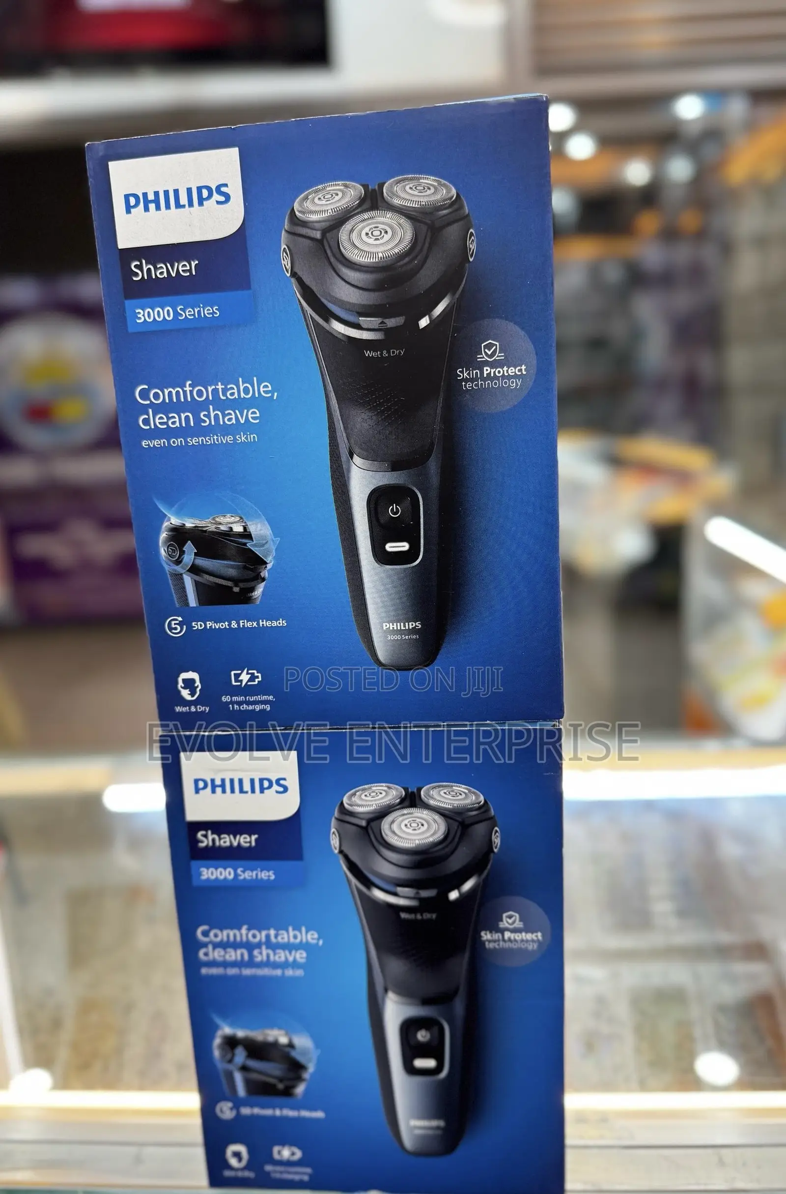 Philips Wet or Dry Electric Shaver 3000 Series