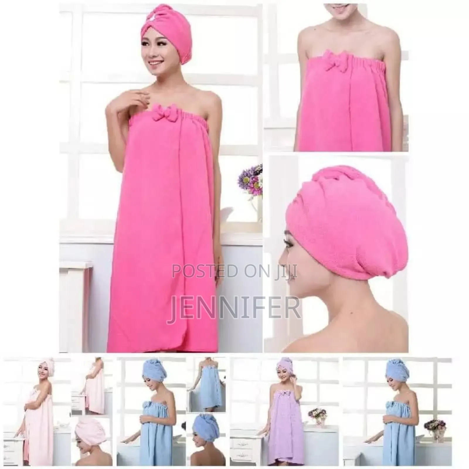 3pcs Ladies Bathroom Towel Set