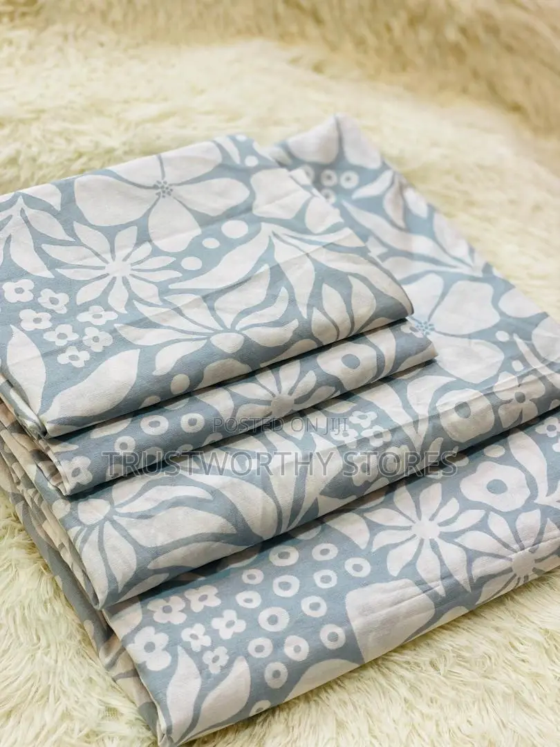 King Size Bedsheets With 4 Pillowcases