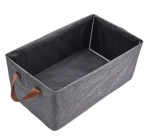 Quality Grey Laundry Basket/ Box