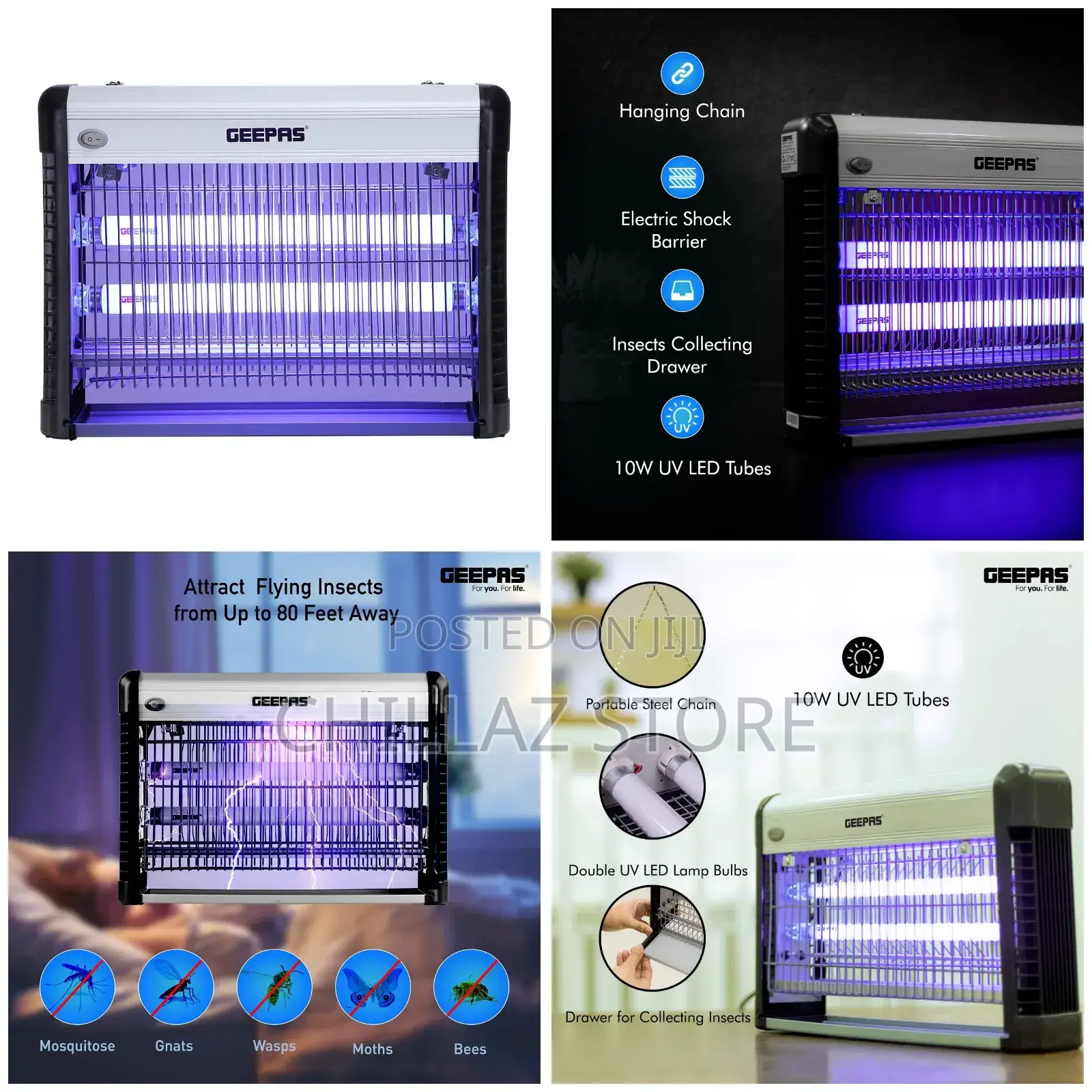 Powerful Fly 20w Uv Light| Professional Electric Bug Zapper,