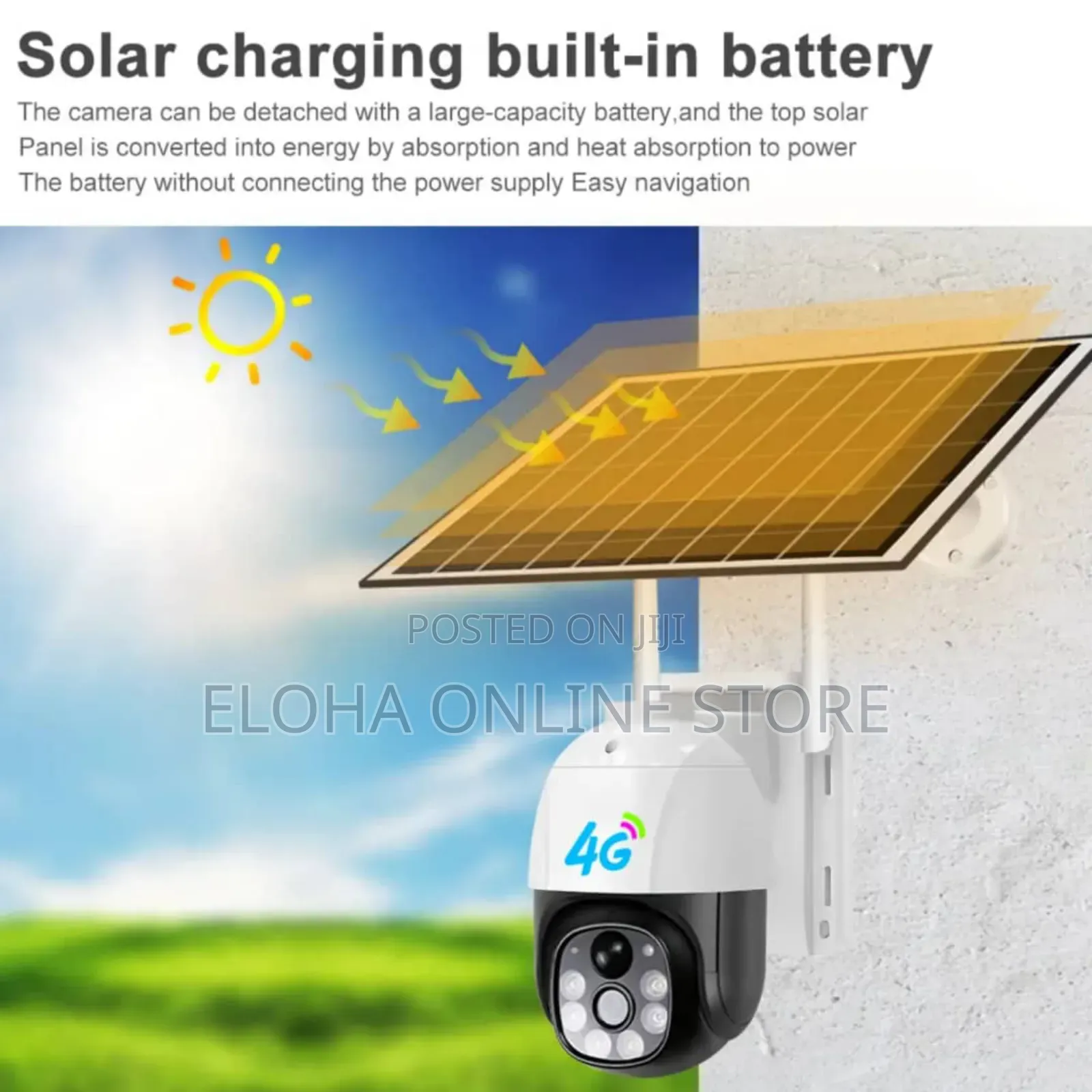 V380 4g Lte Sim Card 8mp Wireless PTZ Security Camera