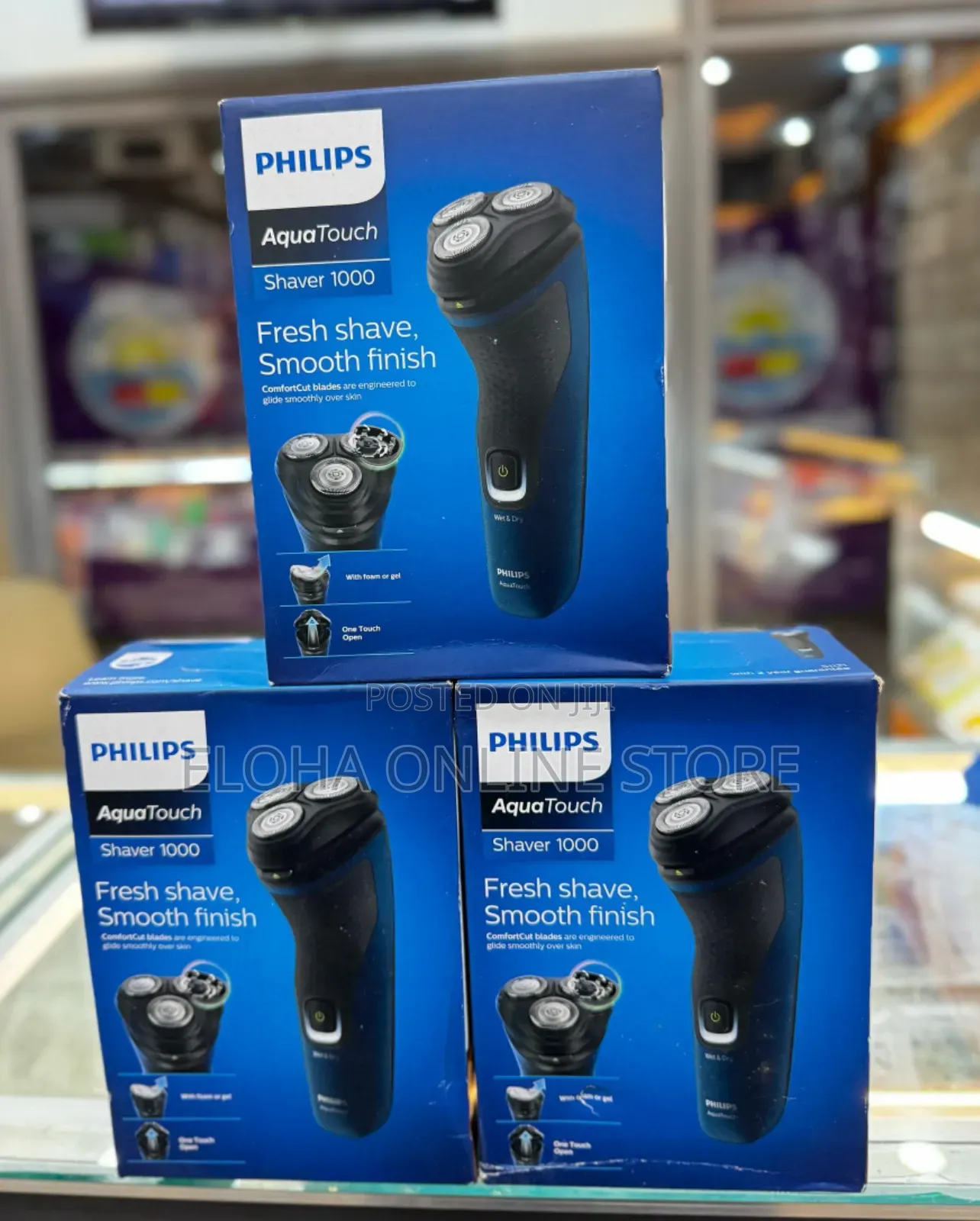 Philips Aqua Touch 1000 Onetouch Open Cordless Smooth Shaver