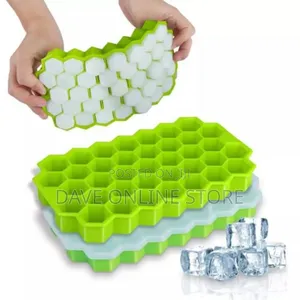 37 Grids Silicon Ice Cube Maker Tray + Top Cover