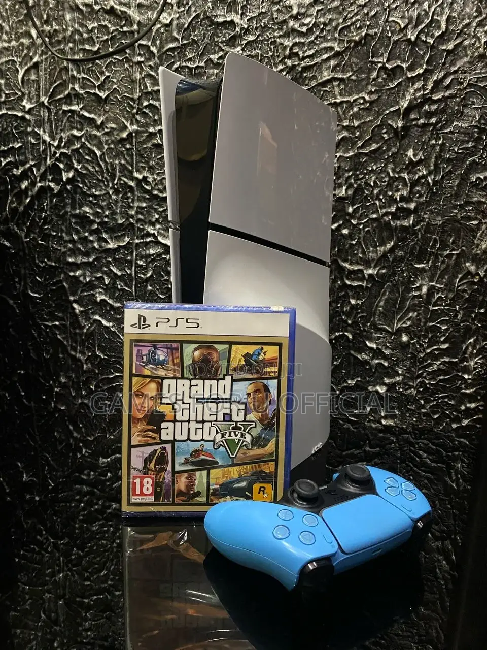 Ps5 Slim Cd Version Europe 1 Pad White Gtav Game