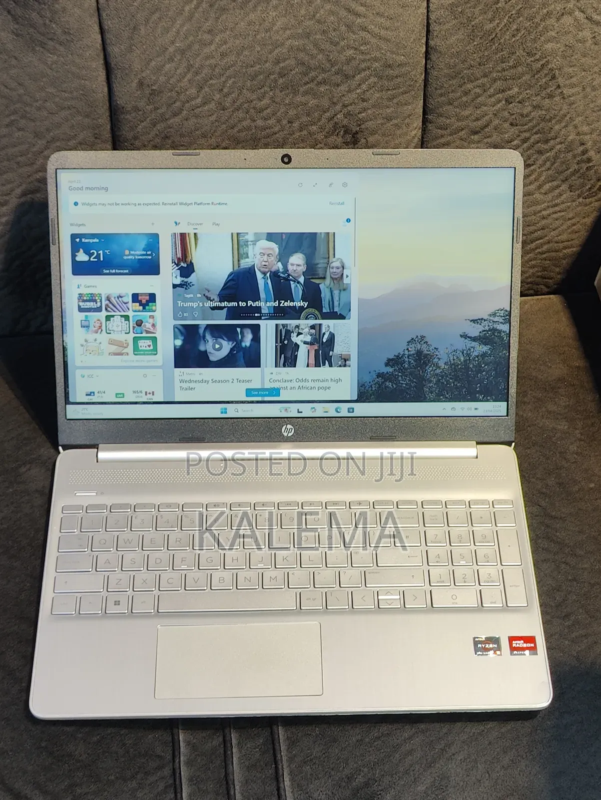 Laptop HP Pavilion 15-Cs3063cl 8GB AMD Ryzen 5 HDD+SSD 256GB