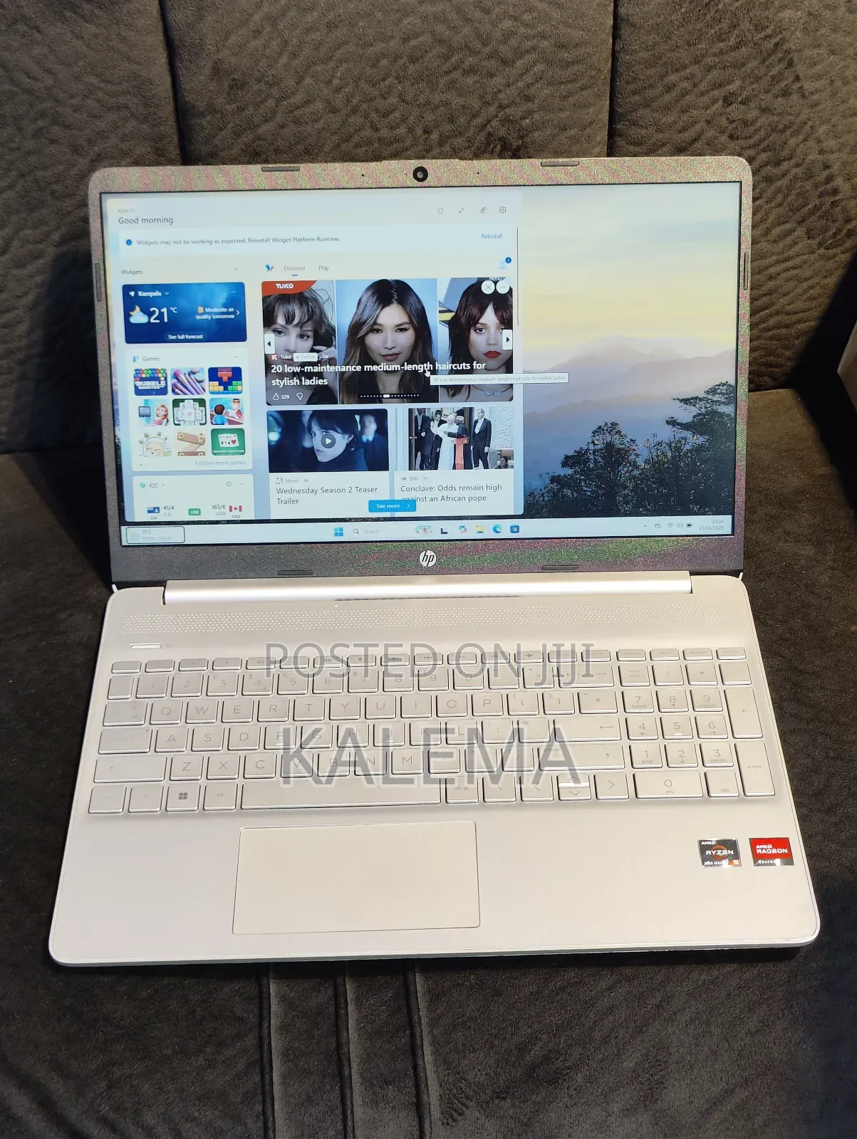 Laptop HP Pavilion 15-Cs3063cl 8GB AMD Ryzen 5 HDD+SSD 256GB