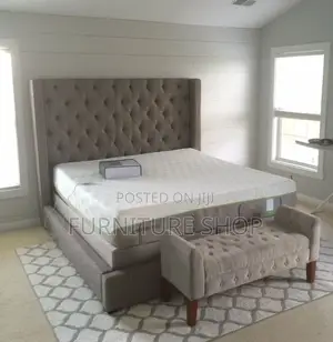 Dark Grey Bed
