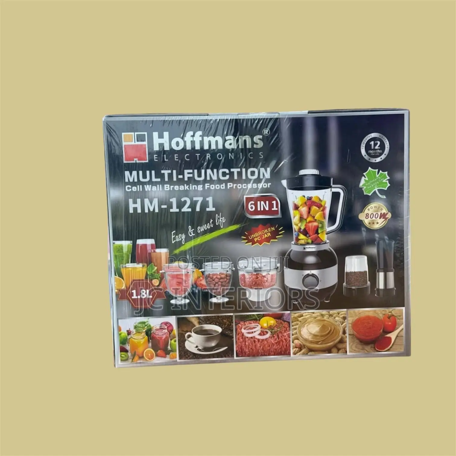 6 in 1 Hoffmans Blender at 180,000 Ugx