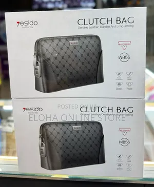 Anti Theft Waterproof Genuine Leather Clutch Bag