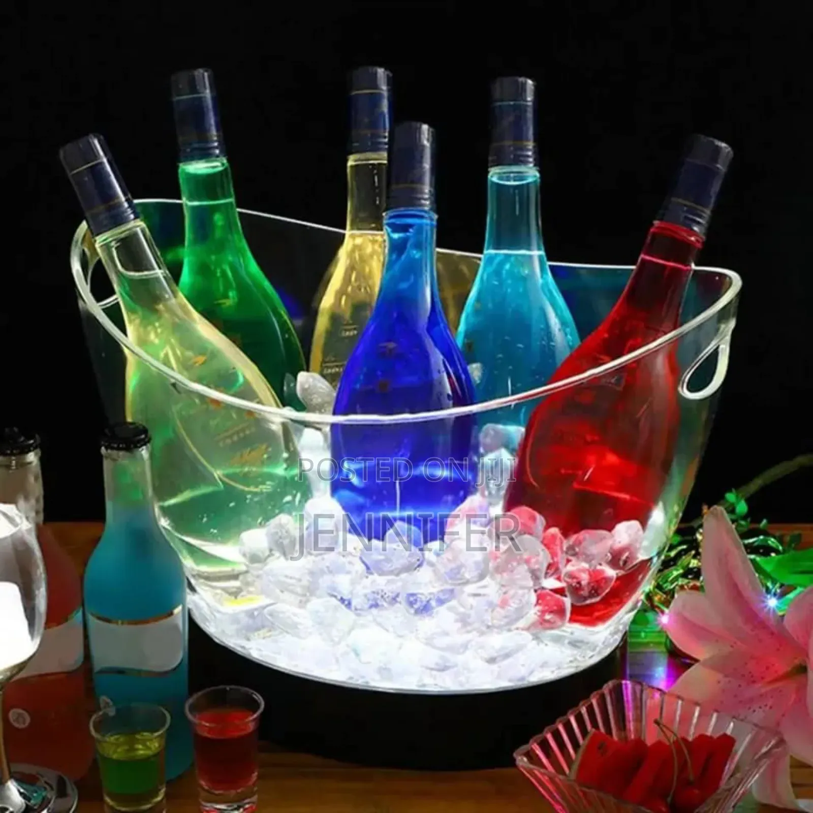 Rechargeable Led Wine Serving Ice Bucket