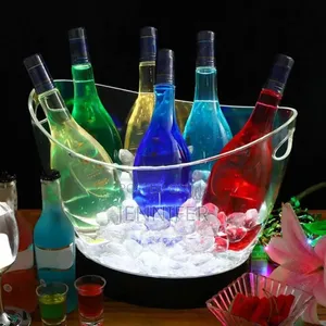 Rechargeable Led Wine Serving Ice Bucket