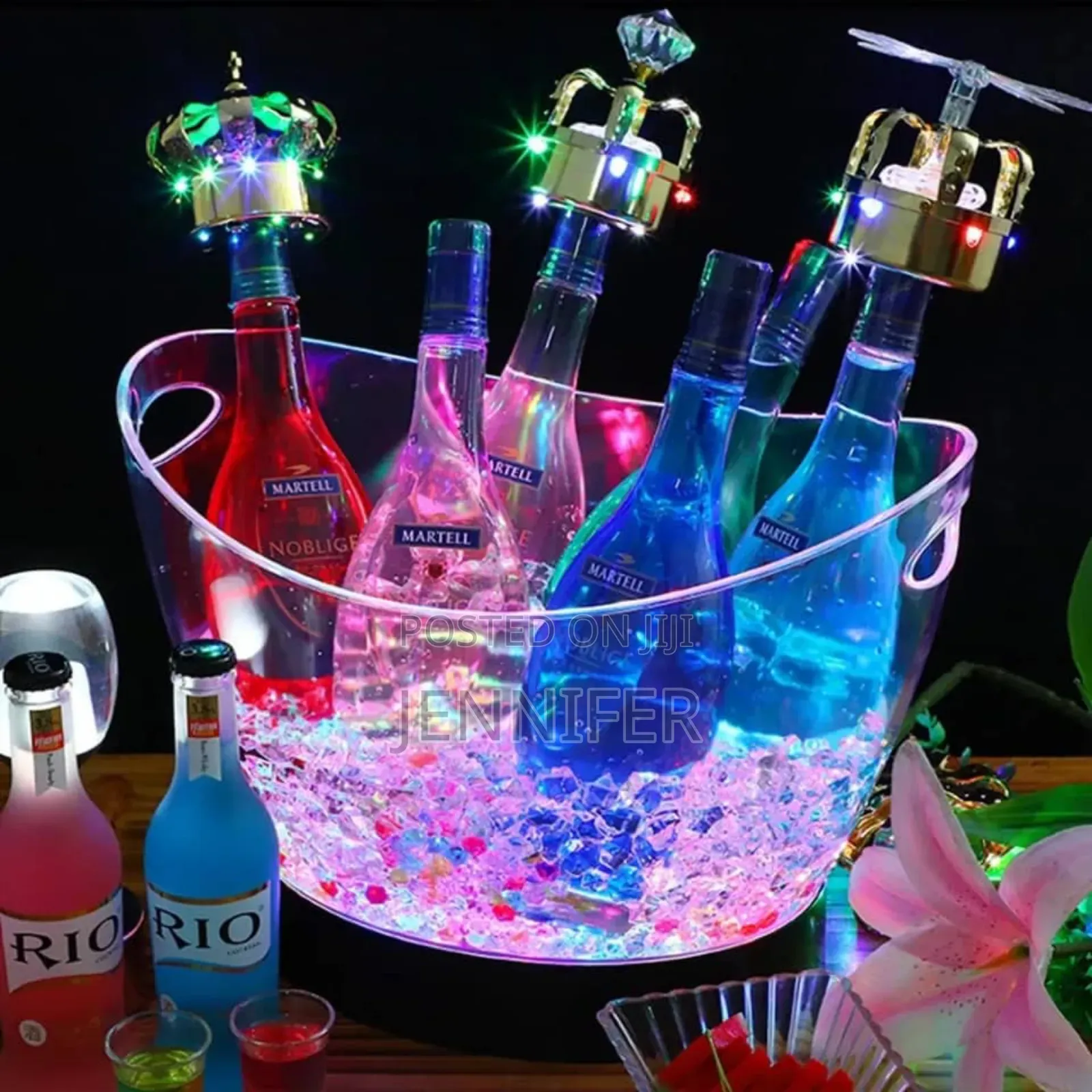 Rechargeable Led Wine Serving Ice Bucket