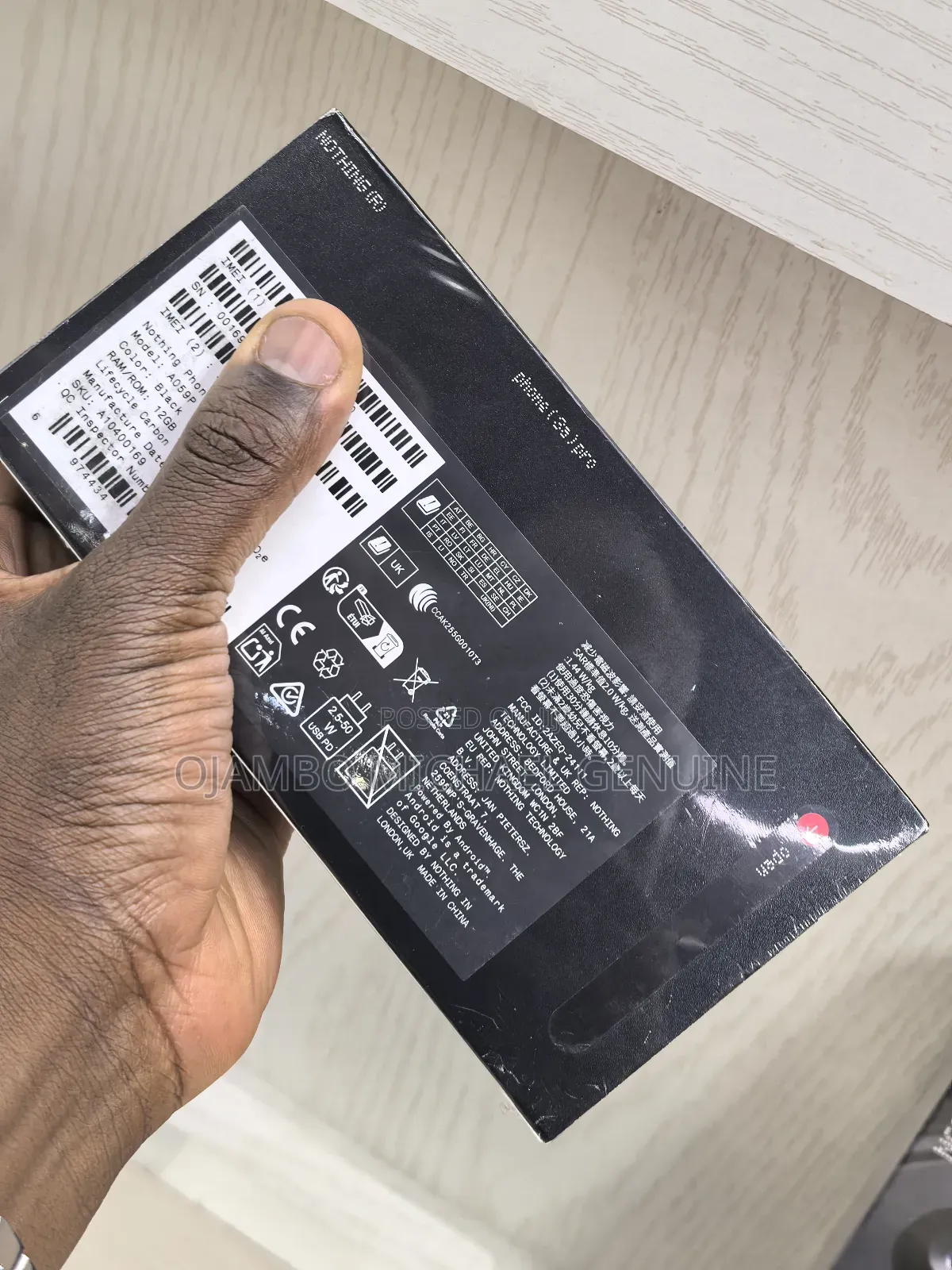 New Nothing Phone 3a Pro 256 GB Black