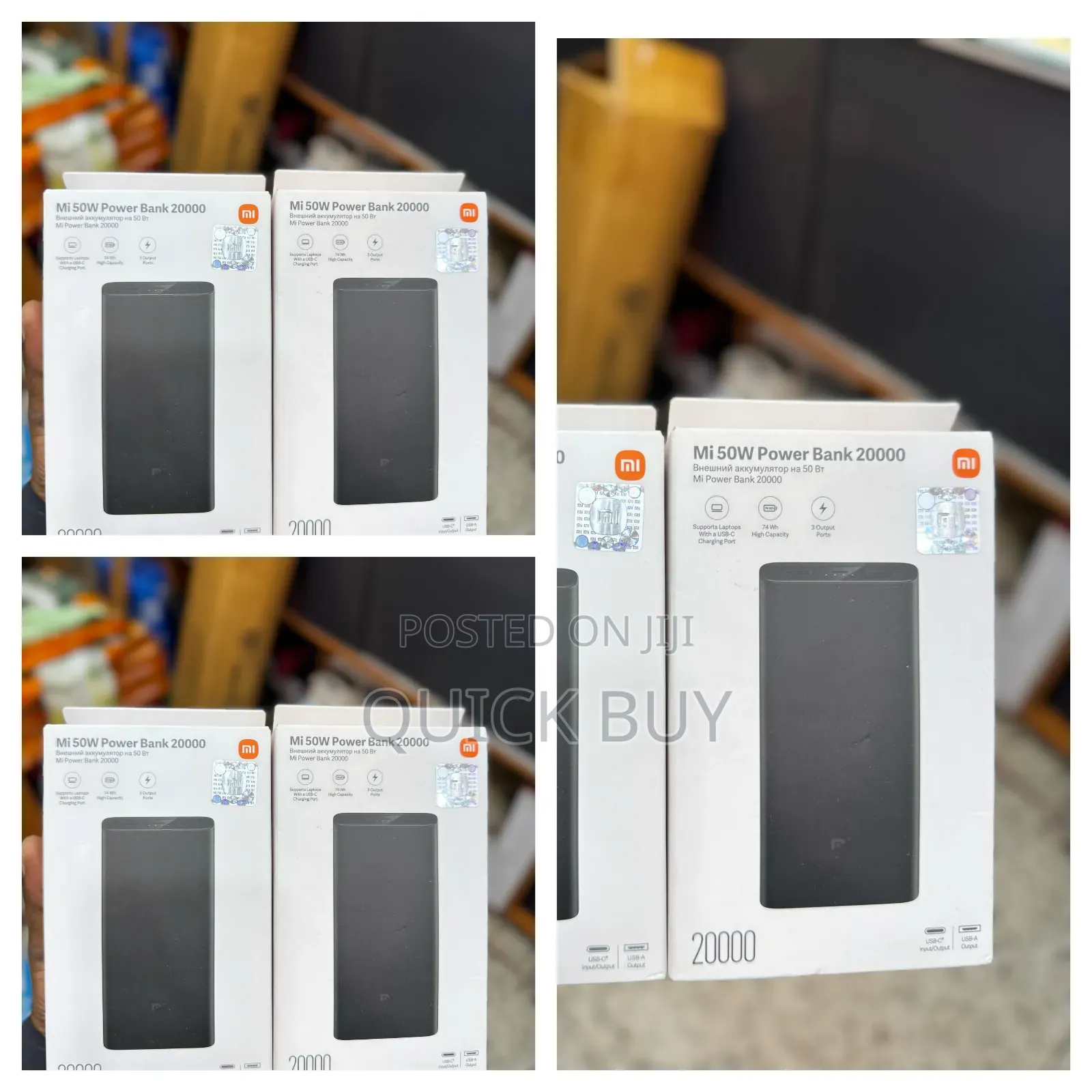 New Mi 50w Power Bank 20,000mah