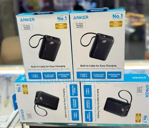 Brand New Anker 20,000mah Built in Cable 22.5w