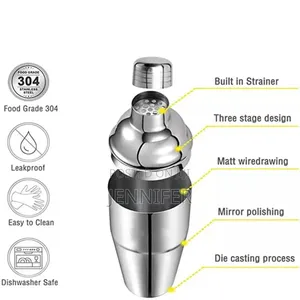 Stainless Steel Big Cocktail Shaker