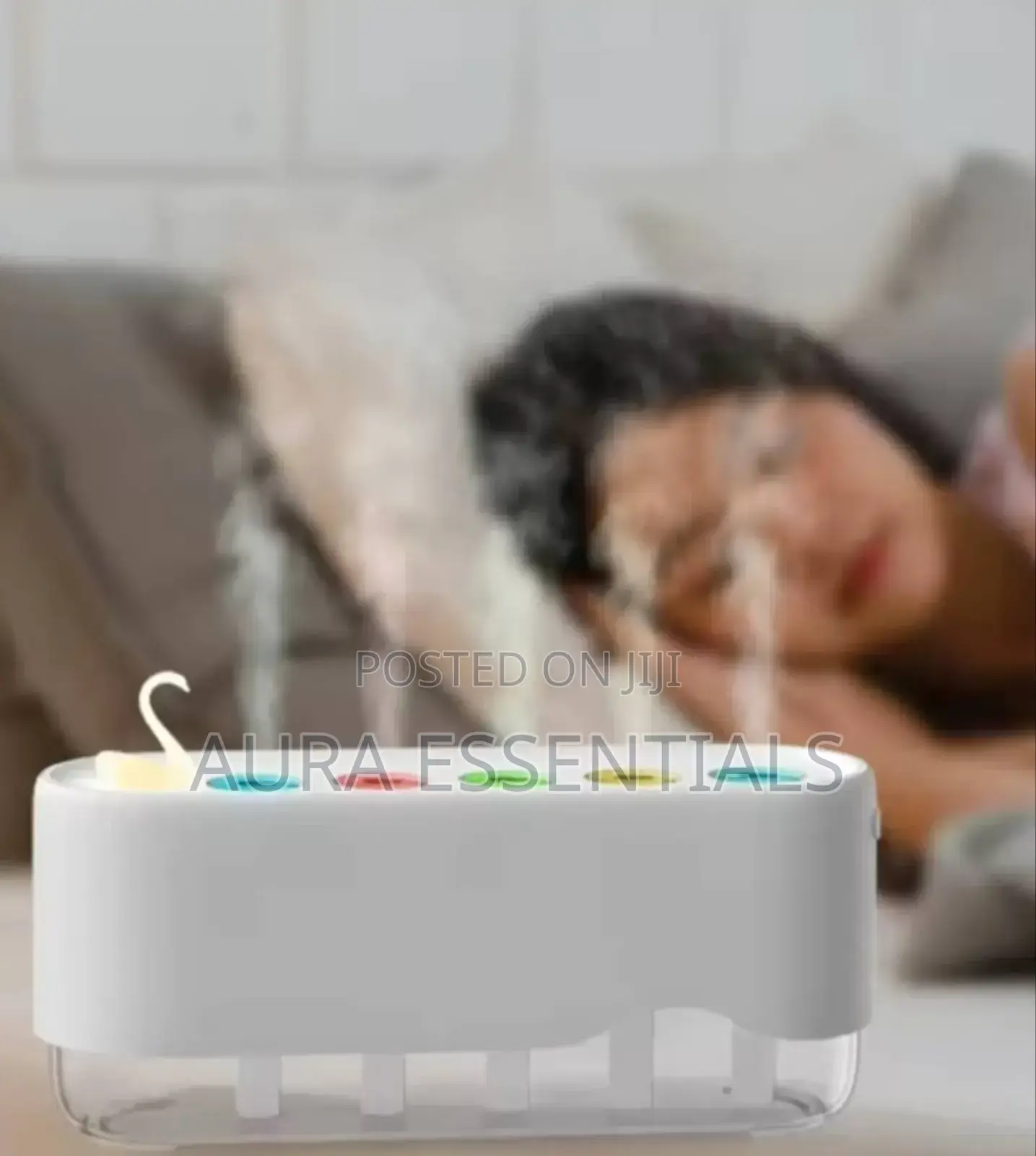 Usb Mist Humidifier With Colorful Light and Voice Control