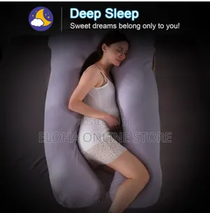 Maternity and Pregnancy Pillow With Removable Cotton Cover