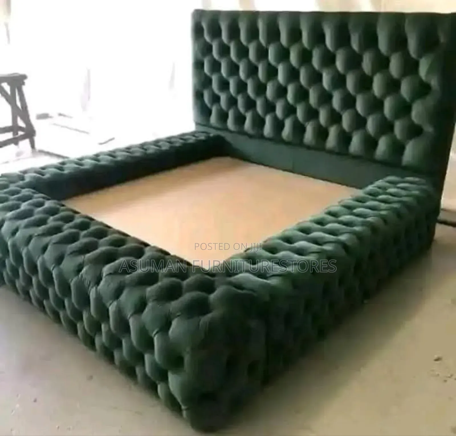 6x6ft Buttoned Bed Call Us On