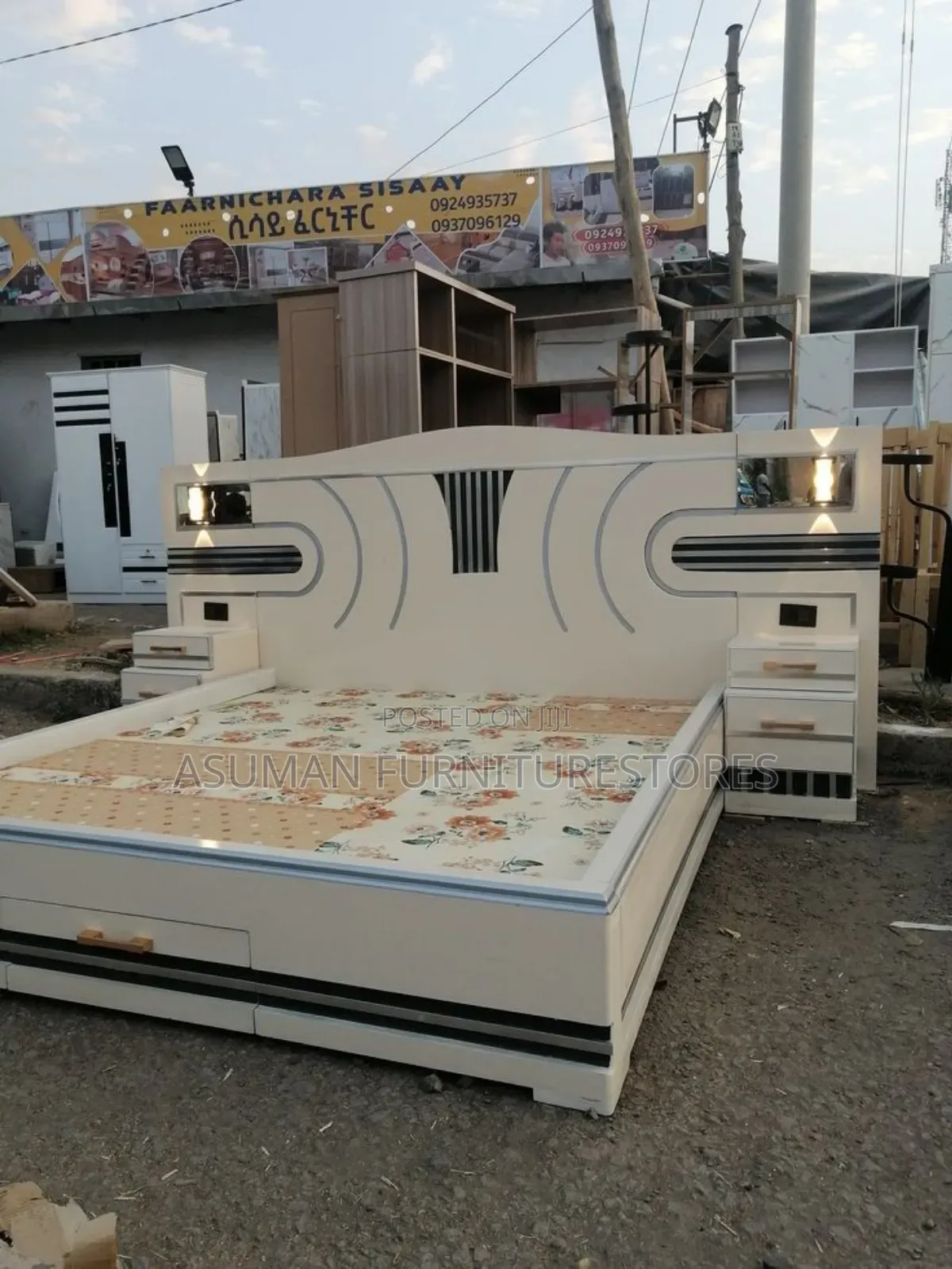 Modern 6x6ft Wooden Bed Call Us On