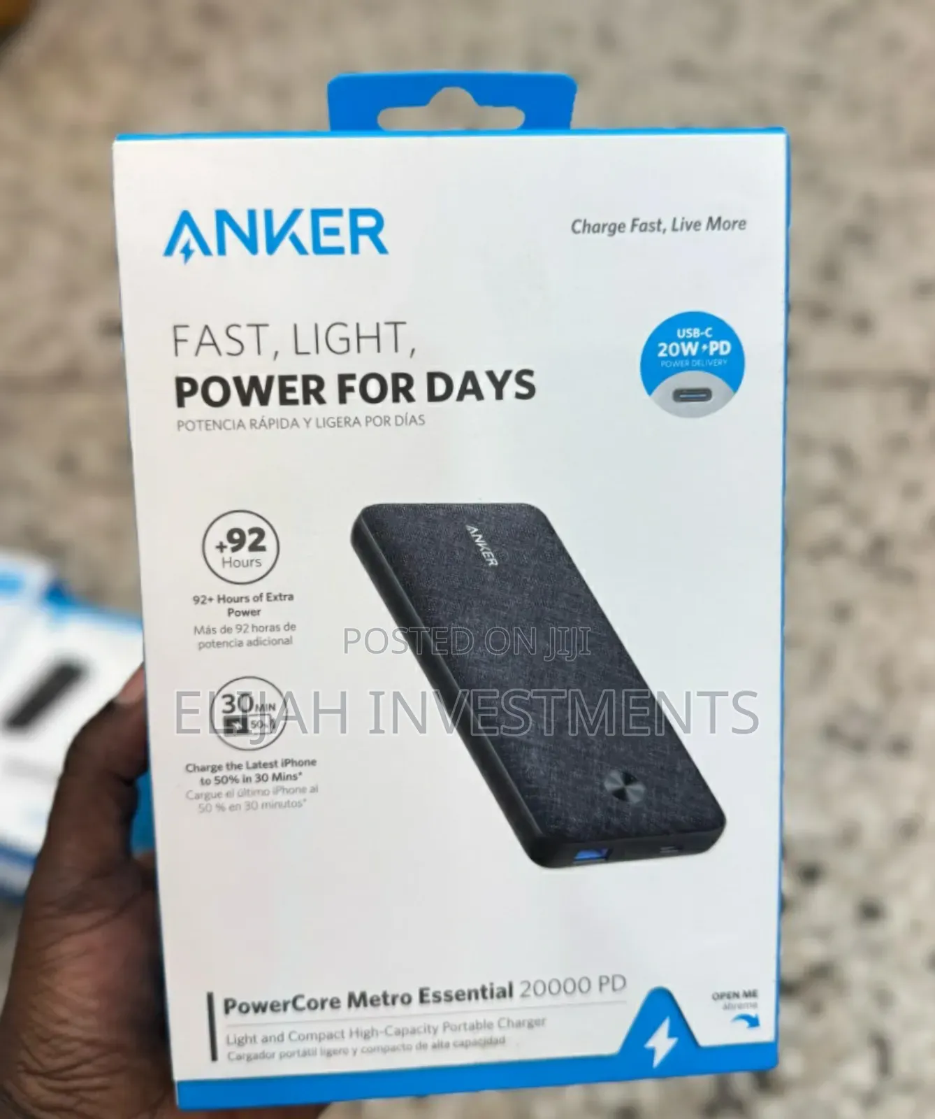 Anker Powercore Metro Essential 20000 Pd
