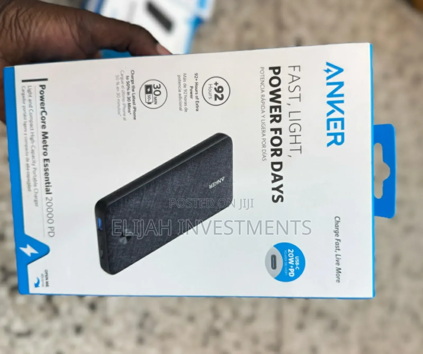 Anker Powercore Metro Essential 20000 Pd