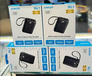 High-Quality Anker 20,000mah Built-in Cable 22.5w