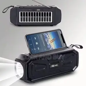 Bluetooth Speaker With Touch Solar Charging Option