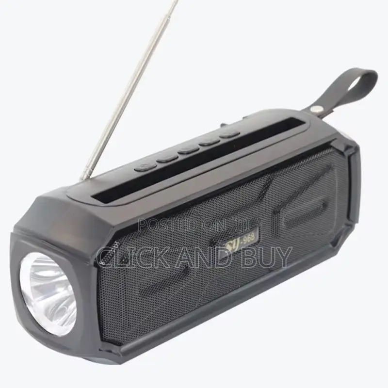 Bluetooth Speaker With Touch Solar Charging Option