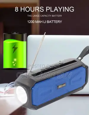 Bluetooth Speaker With Touch Solar Charging Option
