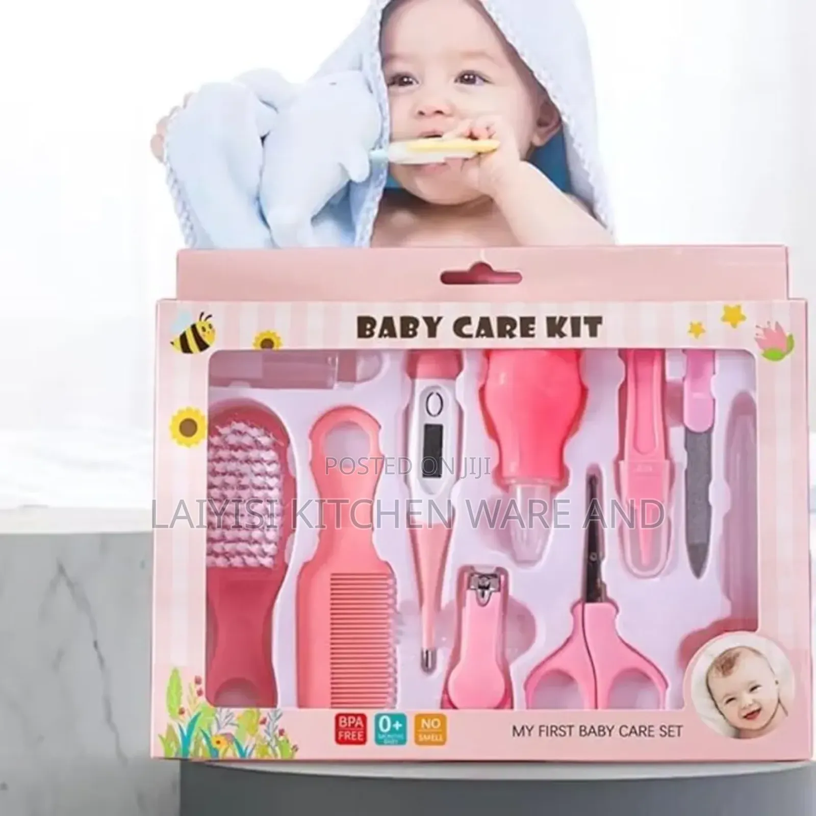 Newborn Baby Care Kit With Thermometer, Healthcare Baby Gift