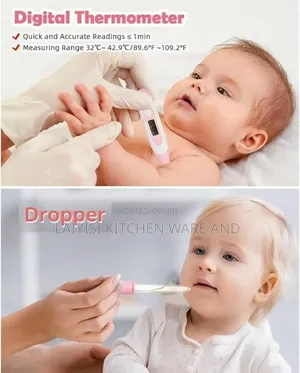 Newborn Baby Care Kit With Thermometer, Healthcare Baby Gift