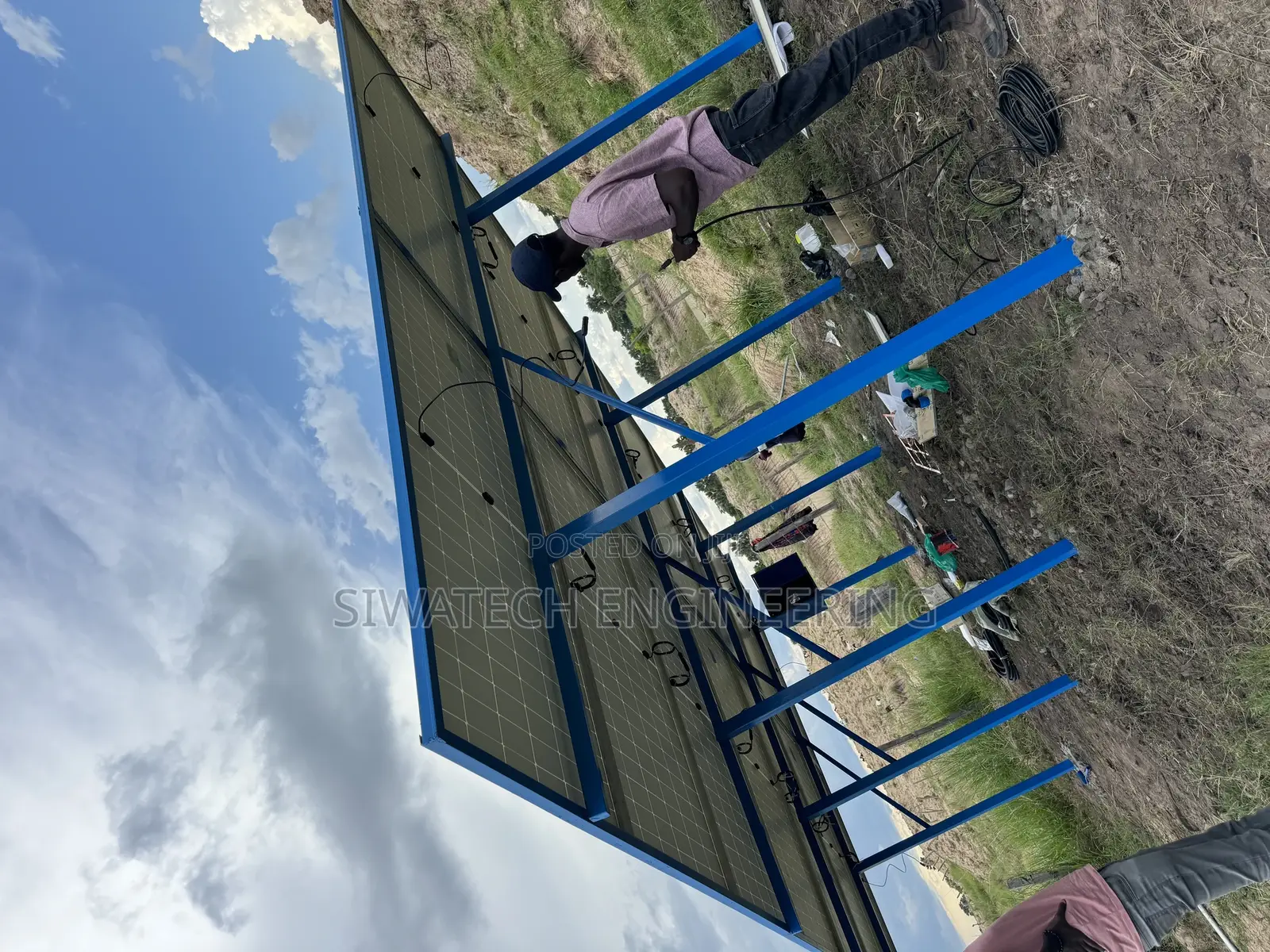 5.5kw Solar Water Pumping System, 14panels, 440m Head Pump