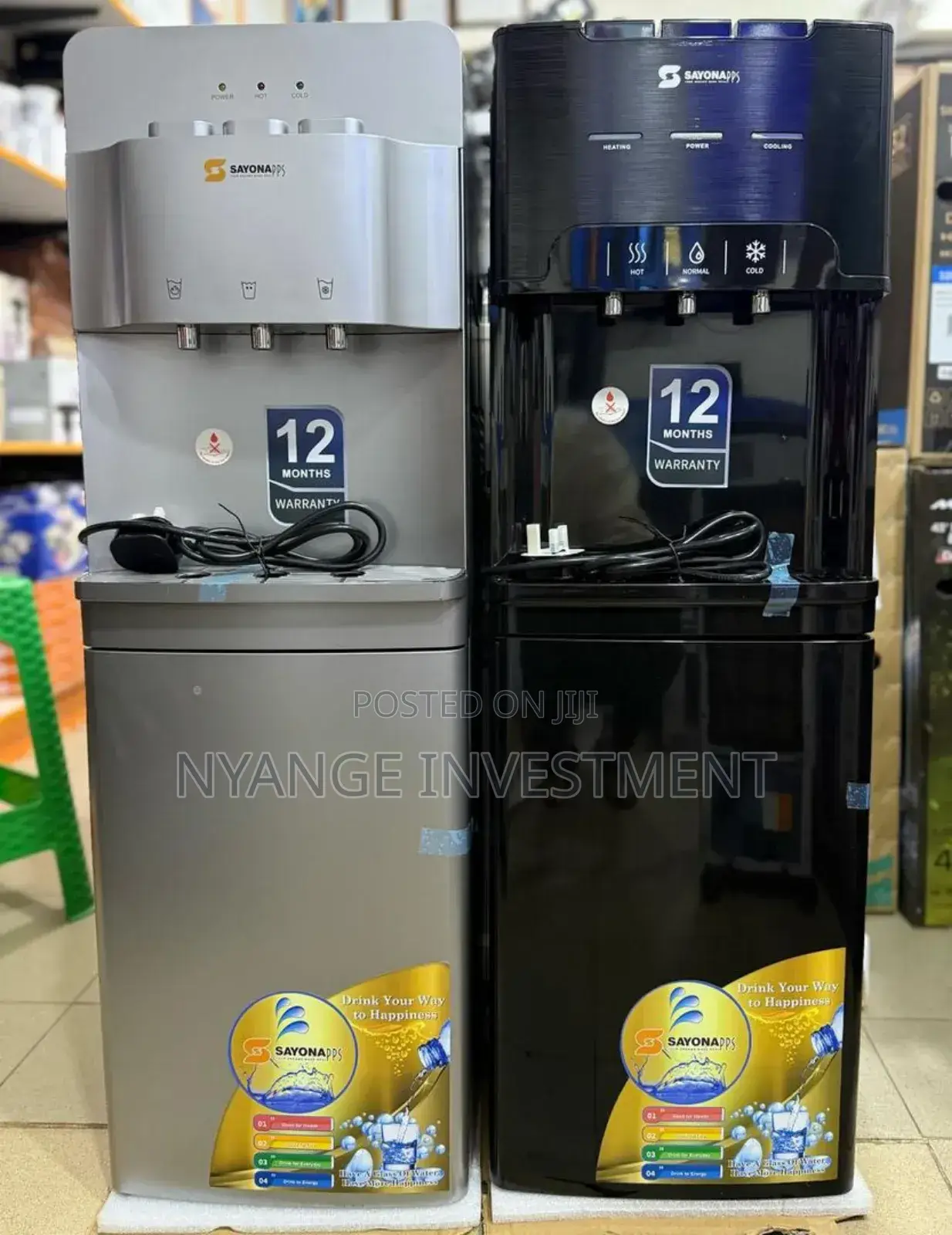 Sayona 3 Tap Water Dispenser Silver Without Compressor 
.
