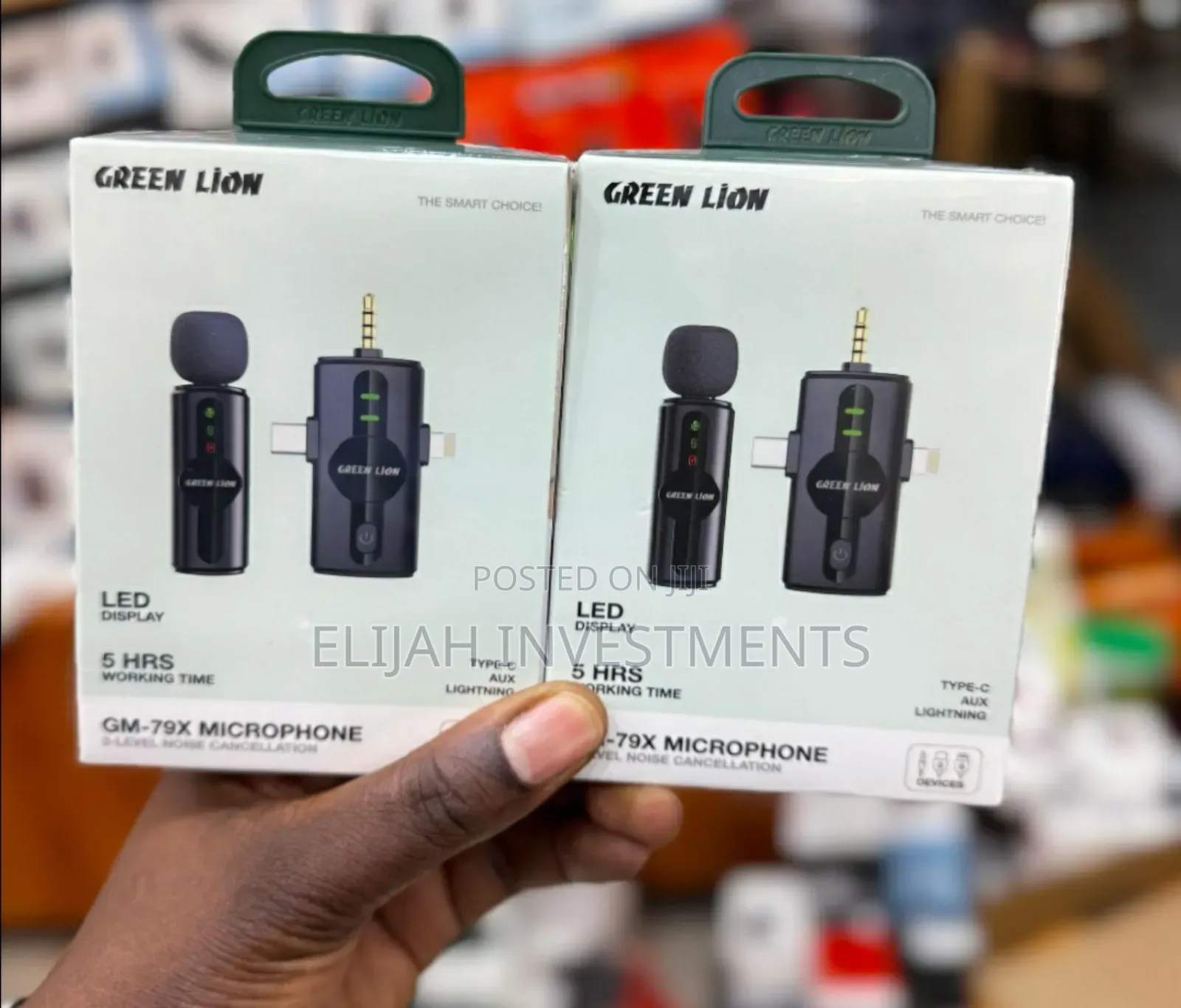 Quality Green Lion Gm-79x 3 in 1 Wireless Microphones