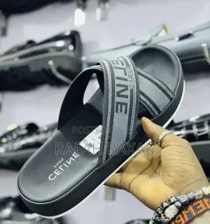 Original Men’S Black Cross Celine Sandals