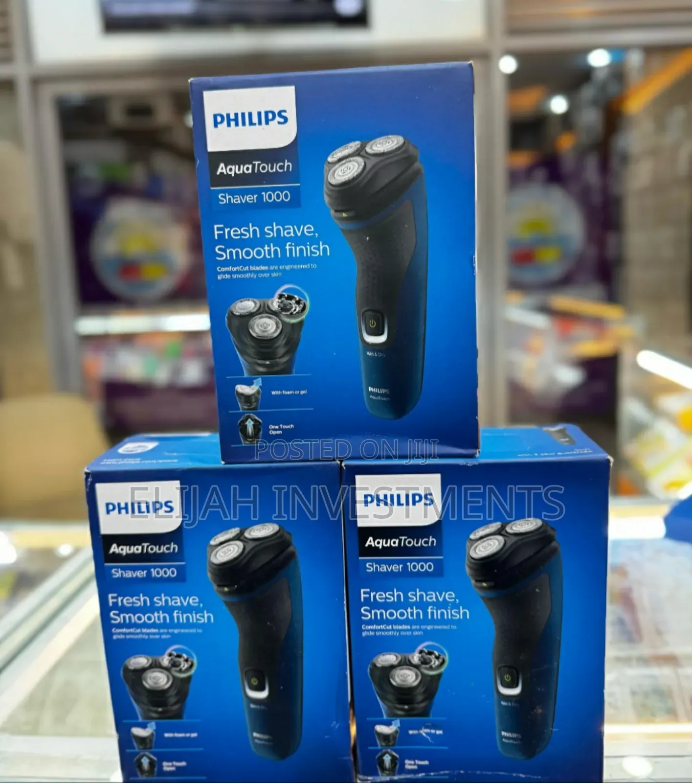New Philips Aqua Touch 1000 One Touch Open Cordless Shaver