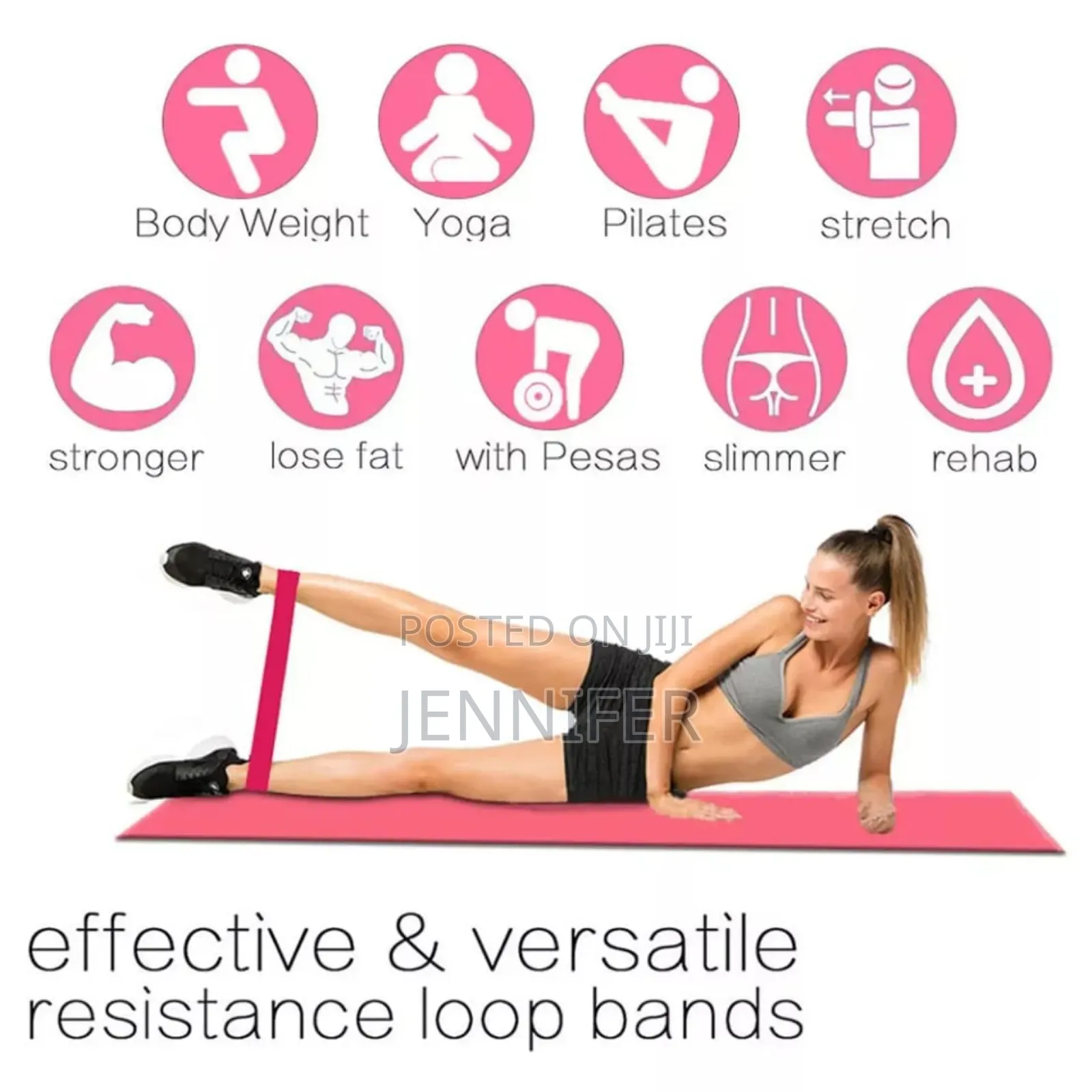 5levels High Exercise Resistance Bands
