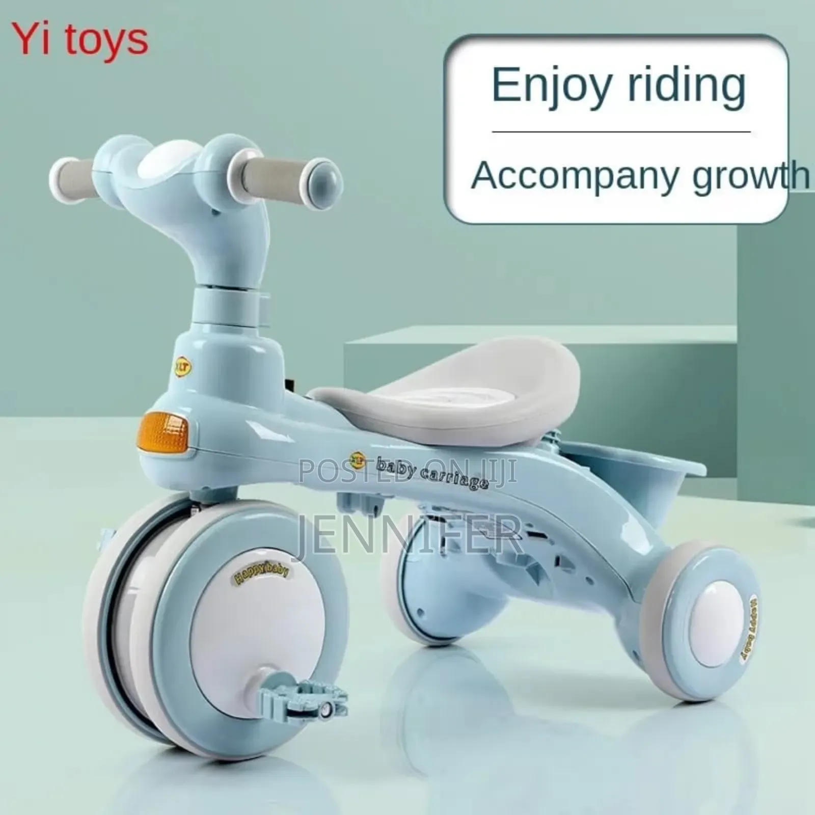 Multi Purpose Pushable Kids Riding Tricycle