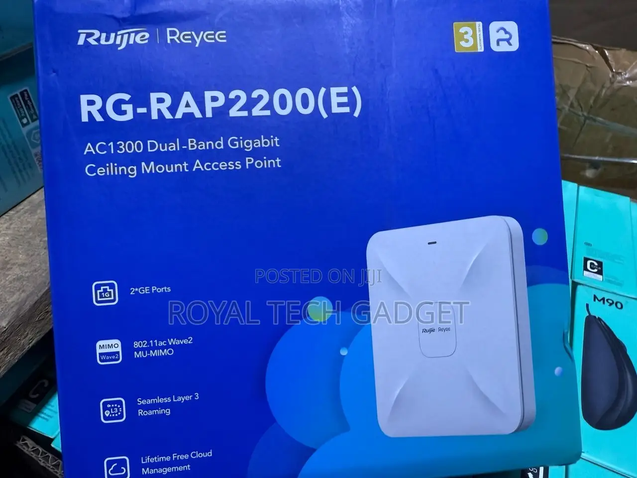 Ruijie Router Rap 2200e Ac1300 Dual-Band Accesspoint Router