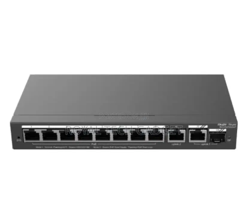 Ruijie Reyee Rg-Es210gs-P 8 Port+ Poe Gigabit Switch